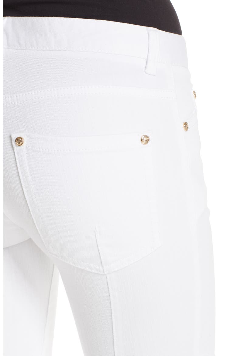 Skinny Moto Jeans, Alternate, color, WHITE