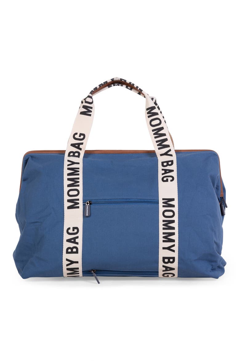Mommy Signature Diaper Bag, Alternate, color, INDIGO