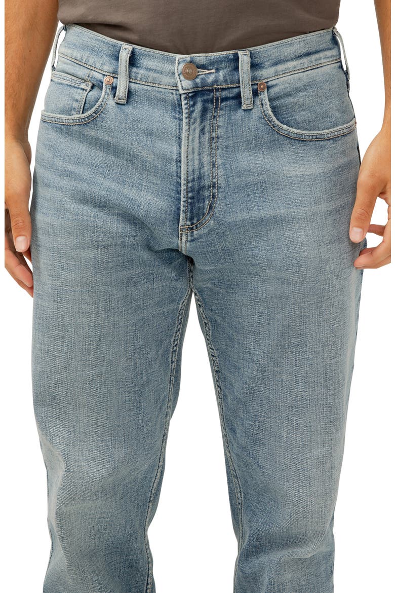 Eddie Athletic Fit Tapered Jeans, Alternate, color, INDIGO