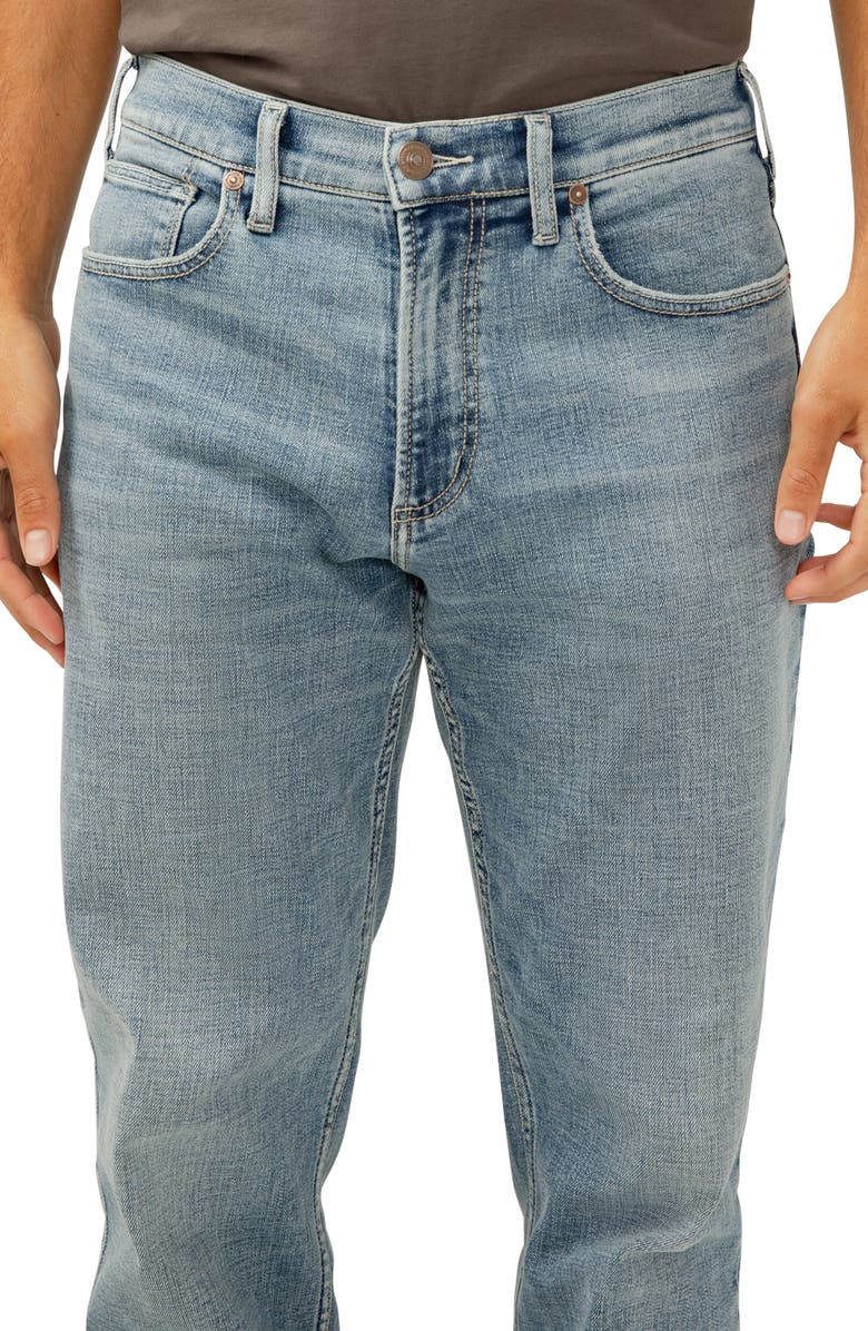 Silver Jeans Co. Eddie Athletic Fit Tapered Jeans, Alternate, color, Indigo