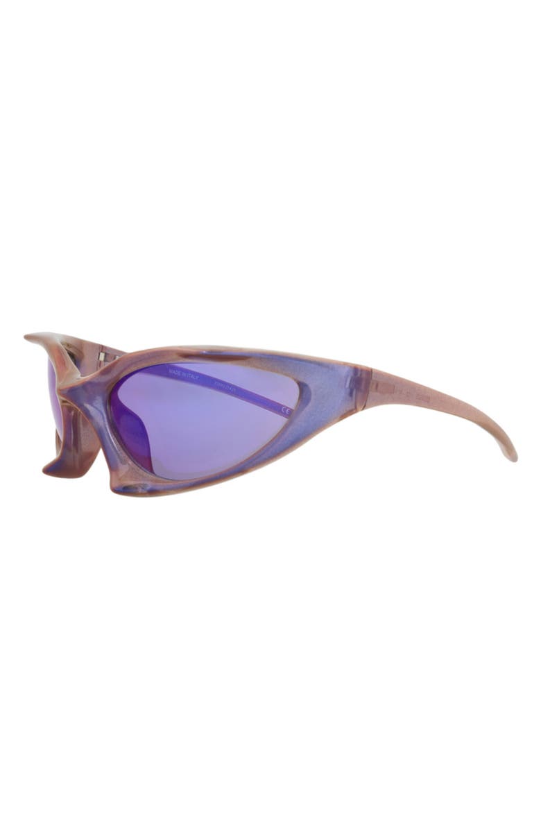 Balenciaga 67mm Shield Sunglasses, Alternate, color, 