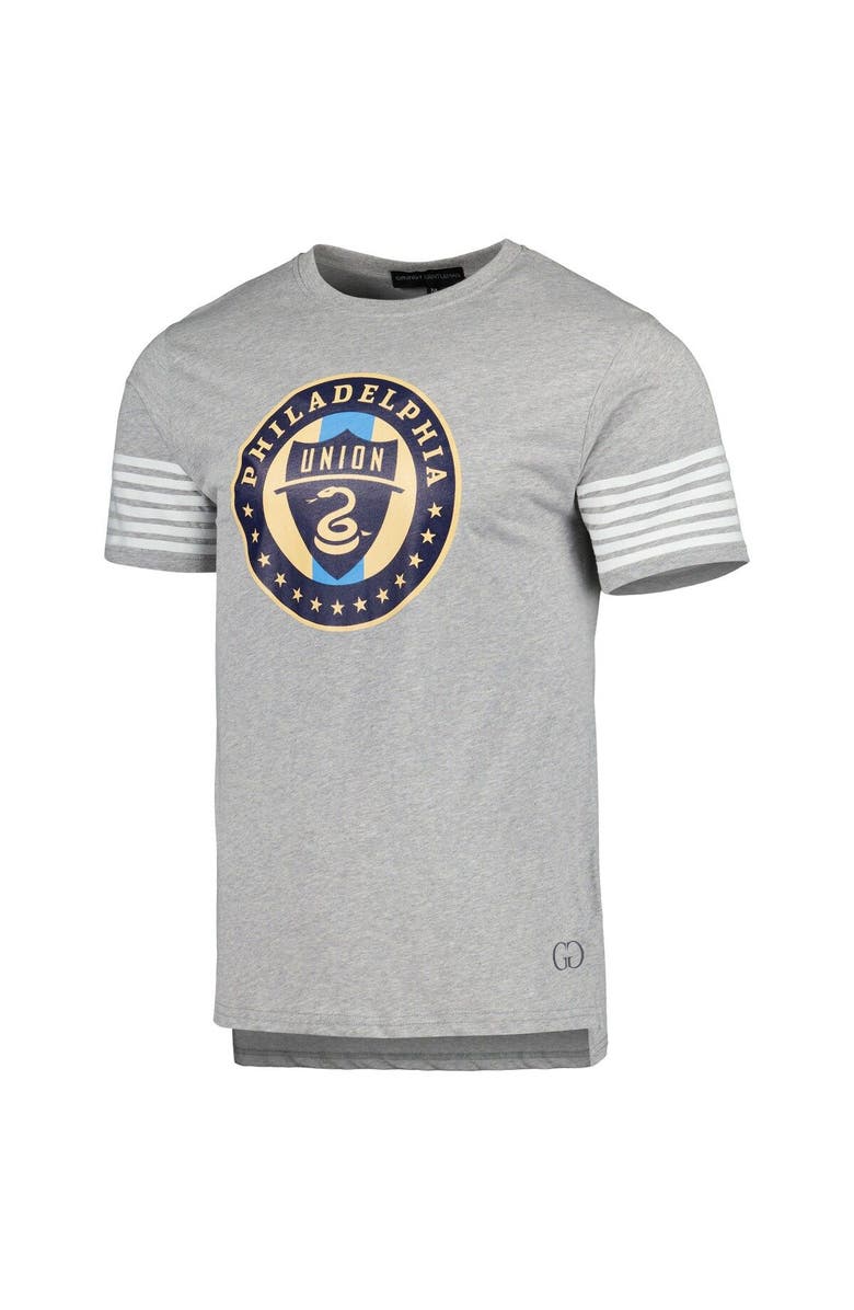 GRUNGY GENTLEMAN Men's Grungy Gentleman Heather Gray Philadelphia Union T-Shirt, Alternate, color, Heather Gray