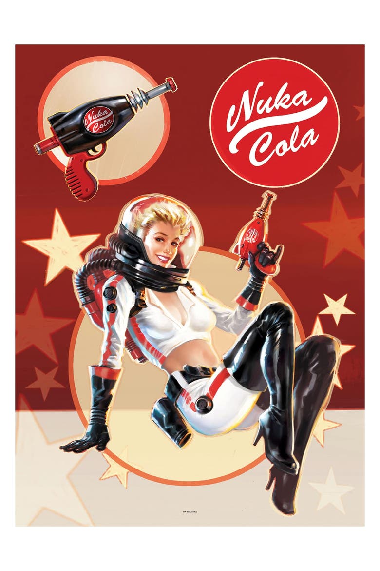 Fallout Nuka-Cola Nuka-Girl 1000-Piece Jigsaw Puzzle | Toynk Exclusive, Main, color, Red