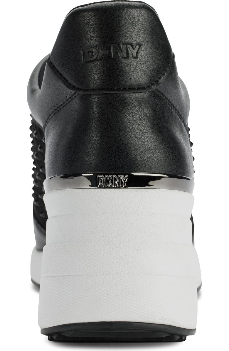 DKNY Kalinda Rhinestone Wedge Sneaker, Alternate, color,
