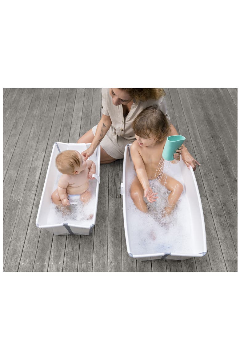 Flexi Bath® X-Large Bathtub, Alternate, color, WHITE GREY