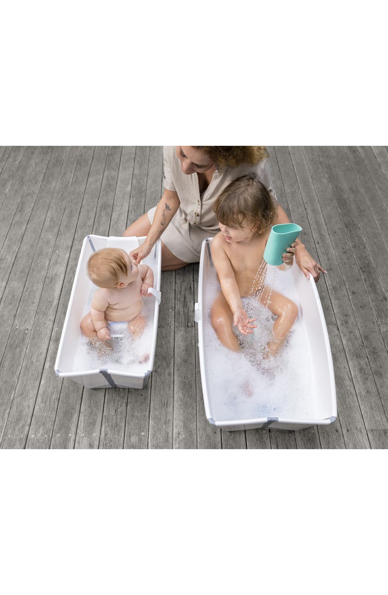 Stokke Flexi Bath<sup>®</sup> X-Large Bathtub, Alternate, color, White Grey