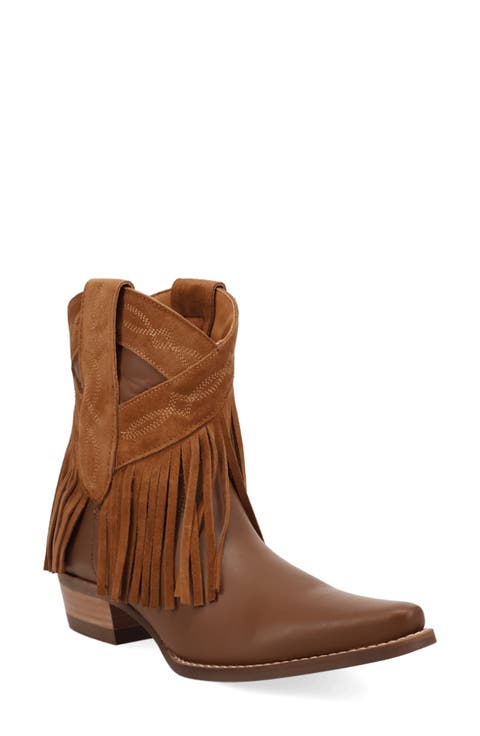 Last Ride Fringe Western Boot