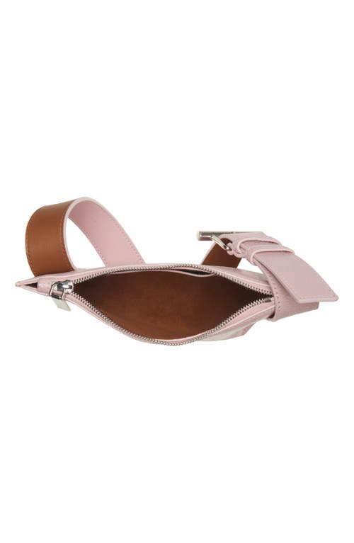 Alexander Mcqueen Mcqueen T-bar Sling Leather Crossbody Pouch