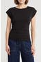 Ruched Side Ribbed Muscle Tank