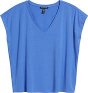 Eileen Fisher V-Neck Boxy T-Shirt