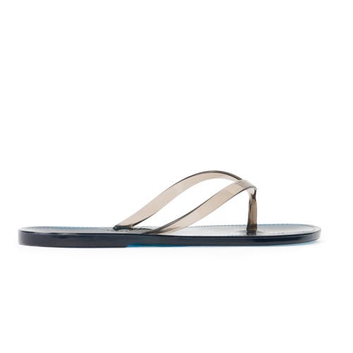 Black Suede Studio Crystal Sandal In Gold