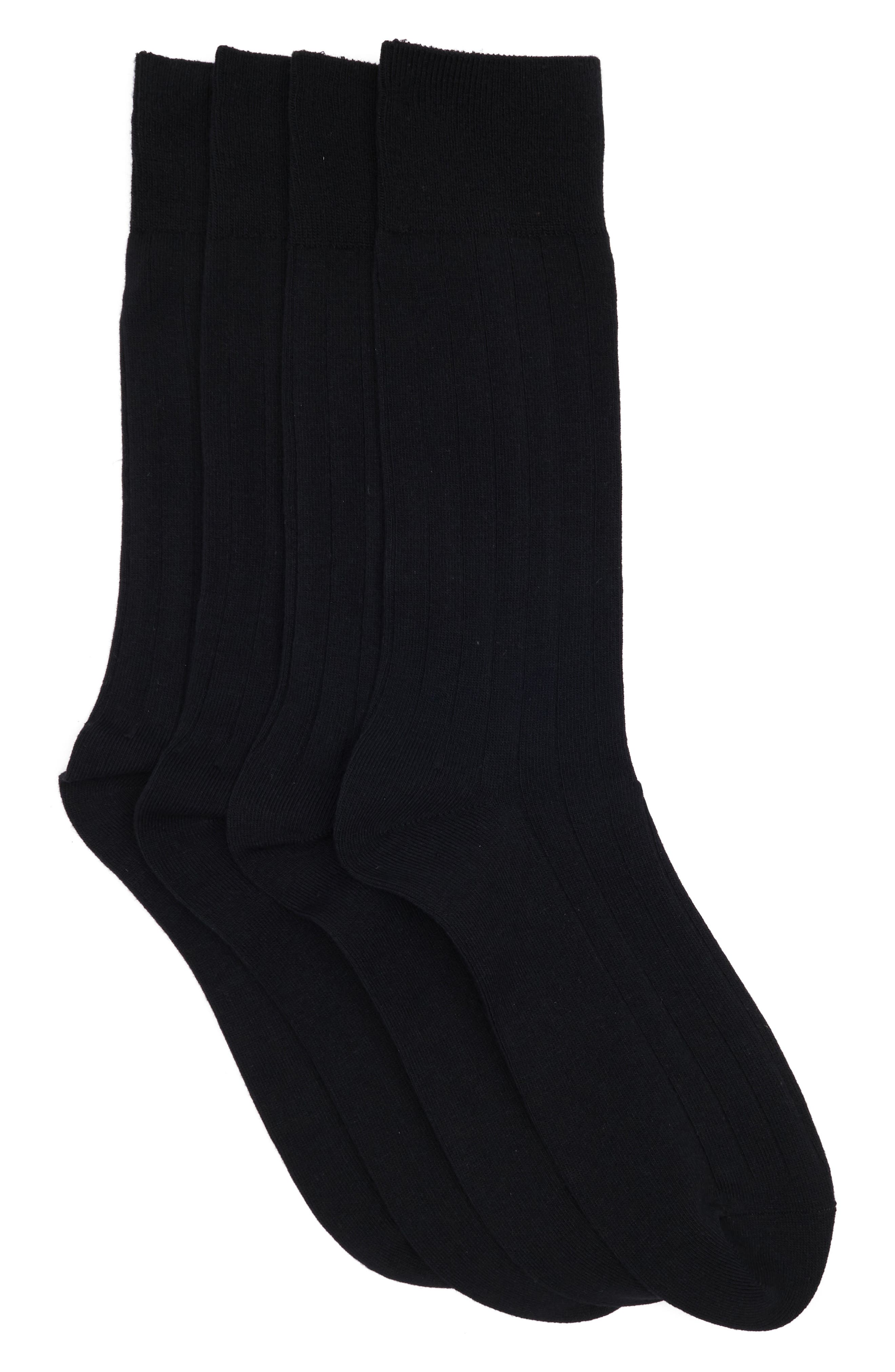 CALVIN KLEIN Crew Dress Socks - Pack of 4
