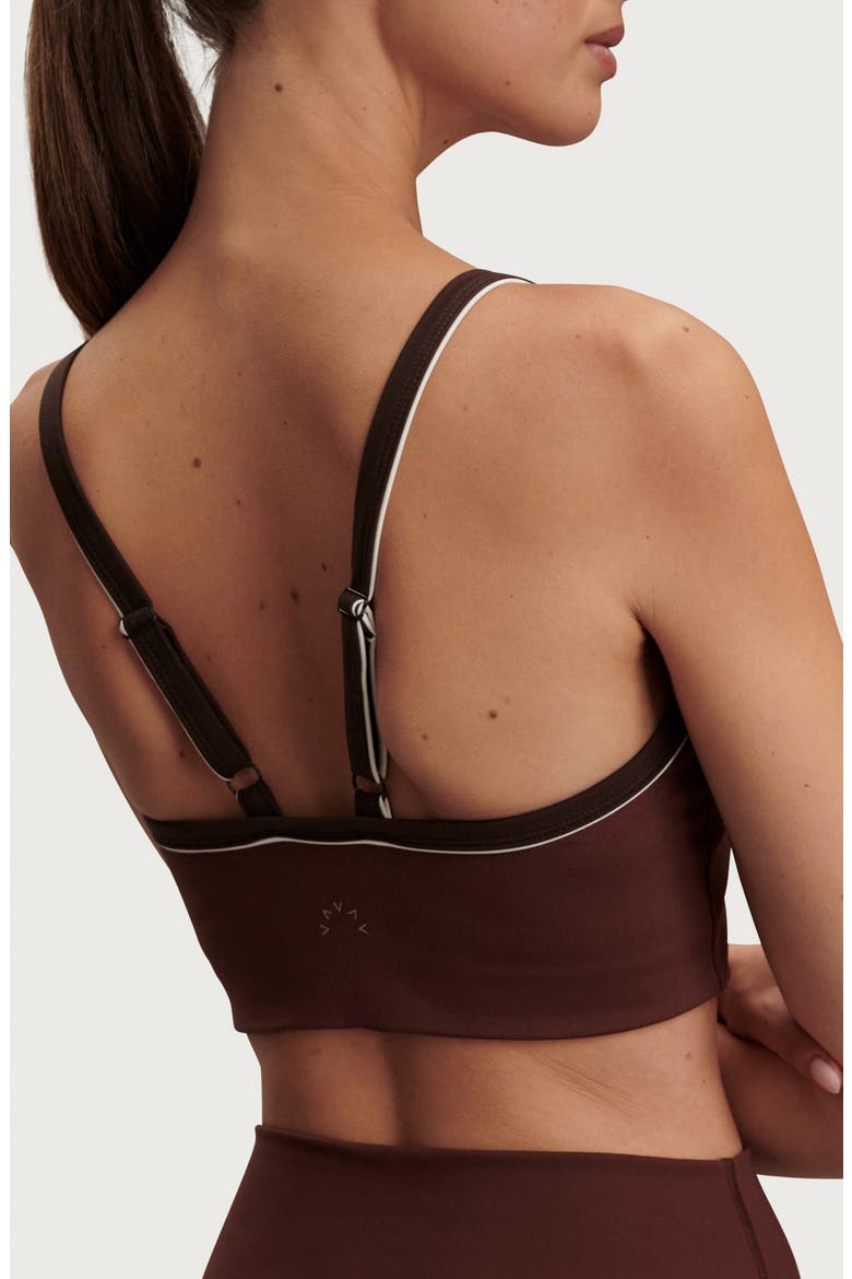 FreeSoft Piper Sports Bra, Alternate, color, BROWN STONE