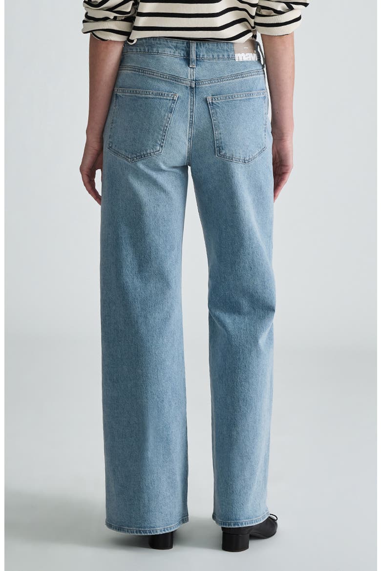 Florida High Waist Wide Leg Jeans, Alternate, color, BLEACHED CLASSIC BLU