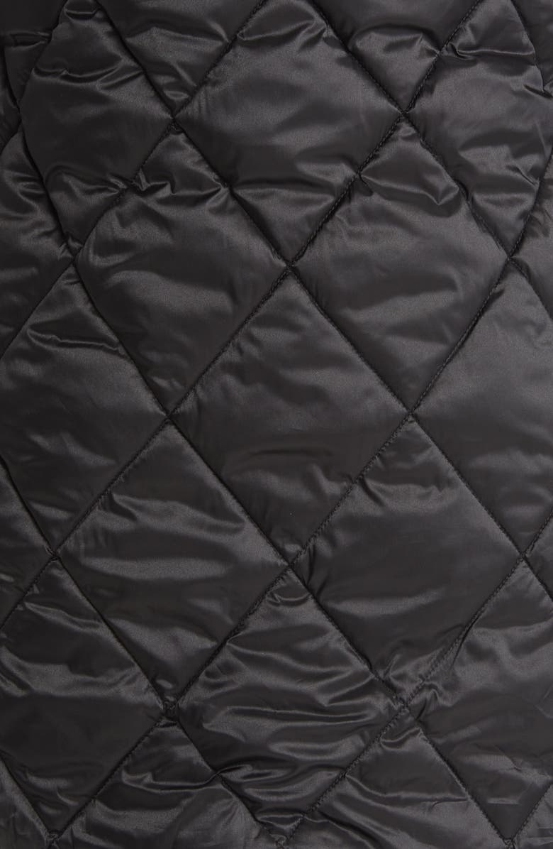 Sam Edelman Quilted Hooded Water Repellent Vest, Alternate, color, 