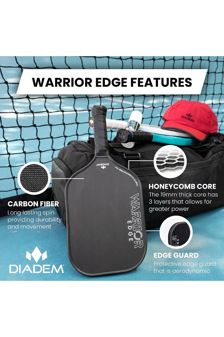 Warrior Edge Pickleball Paddle, Alternate, color, Black