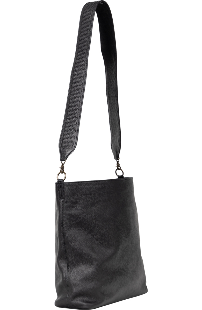 Deux Mains Sarah Shoulder Bag, Alternate, color, Black