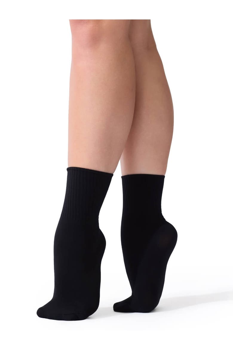 Ribbed Sock, Alternate, color, bright pink
