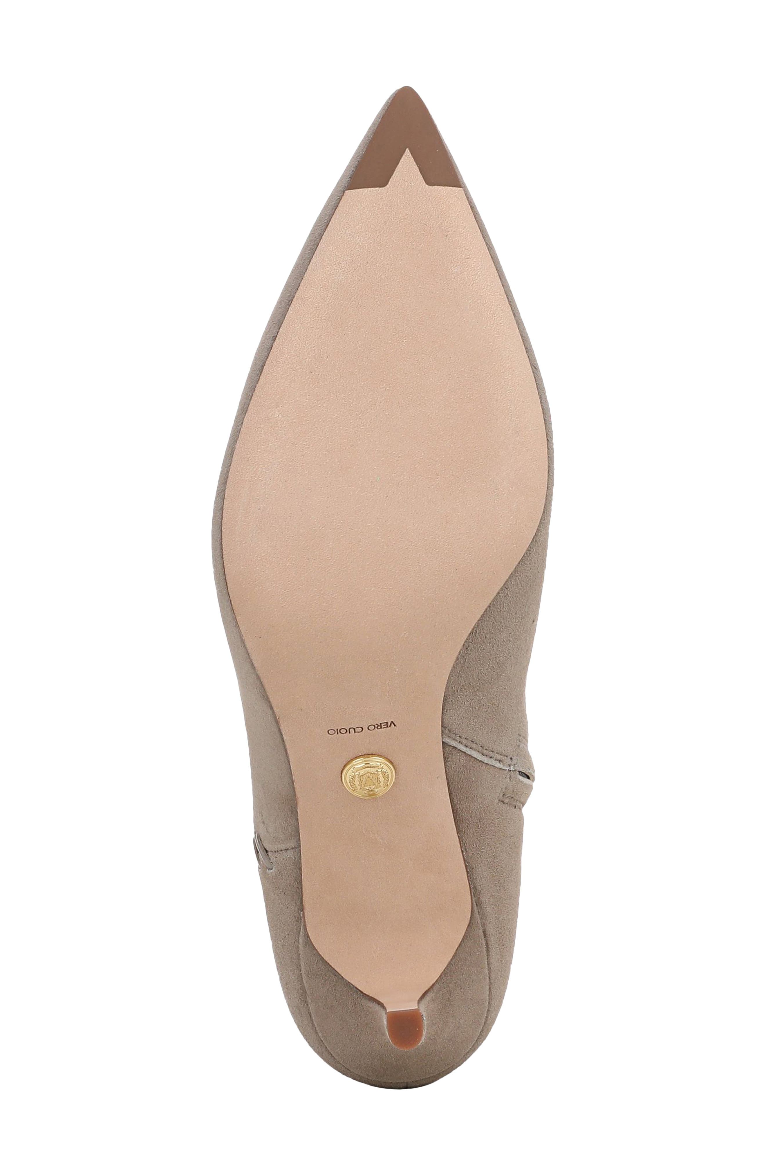 Lisa Whipstitch Bootie, Alternate, color, BARK SUEDE