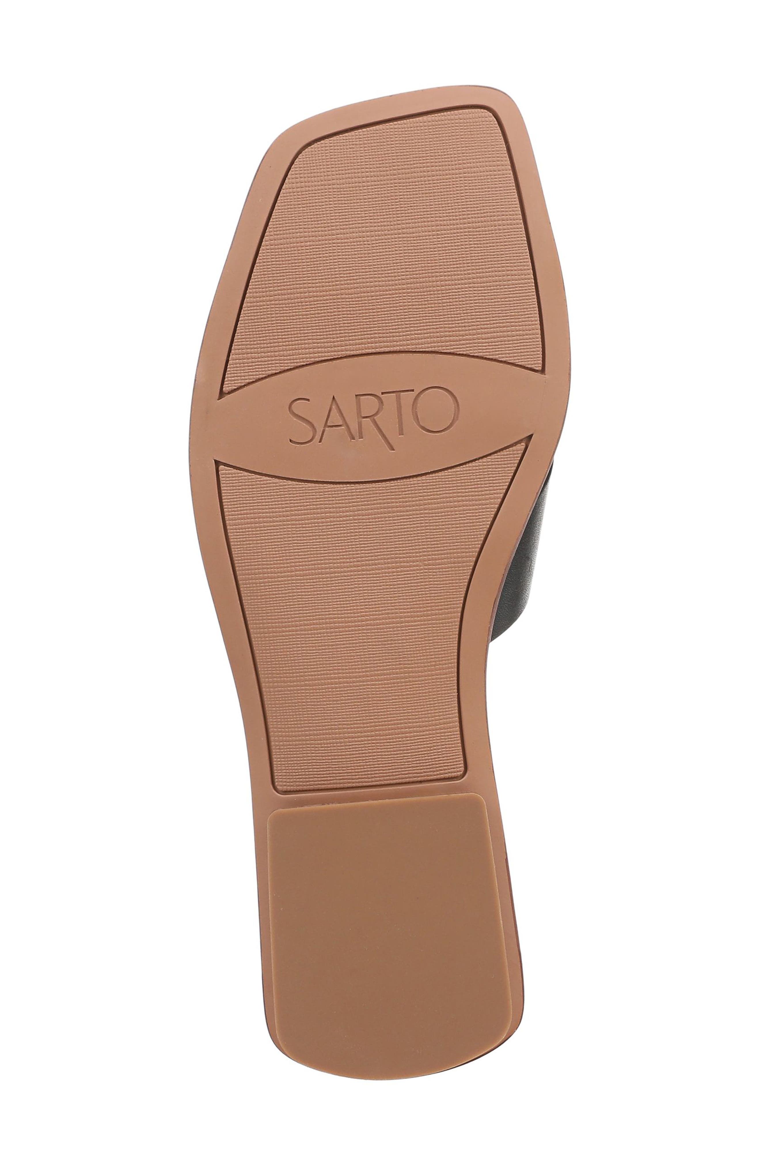 SARTO by Franco Sarto Etta Toe Loop Sandal, Alternate, color, Black