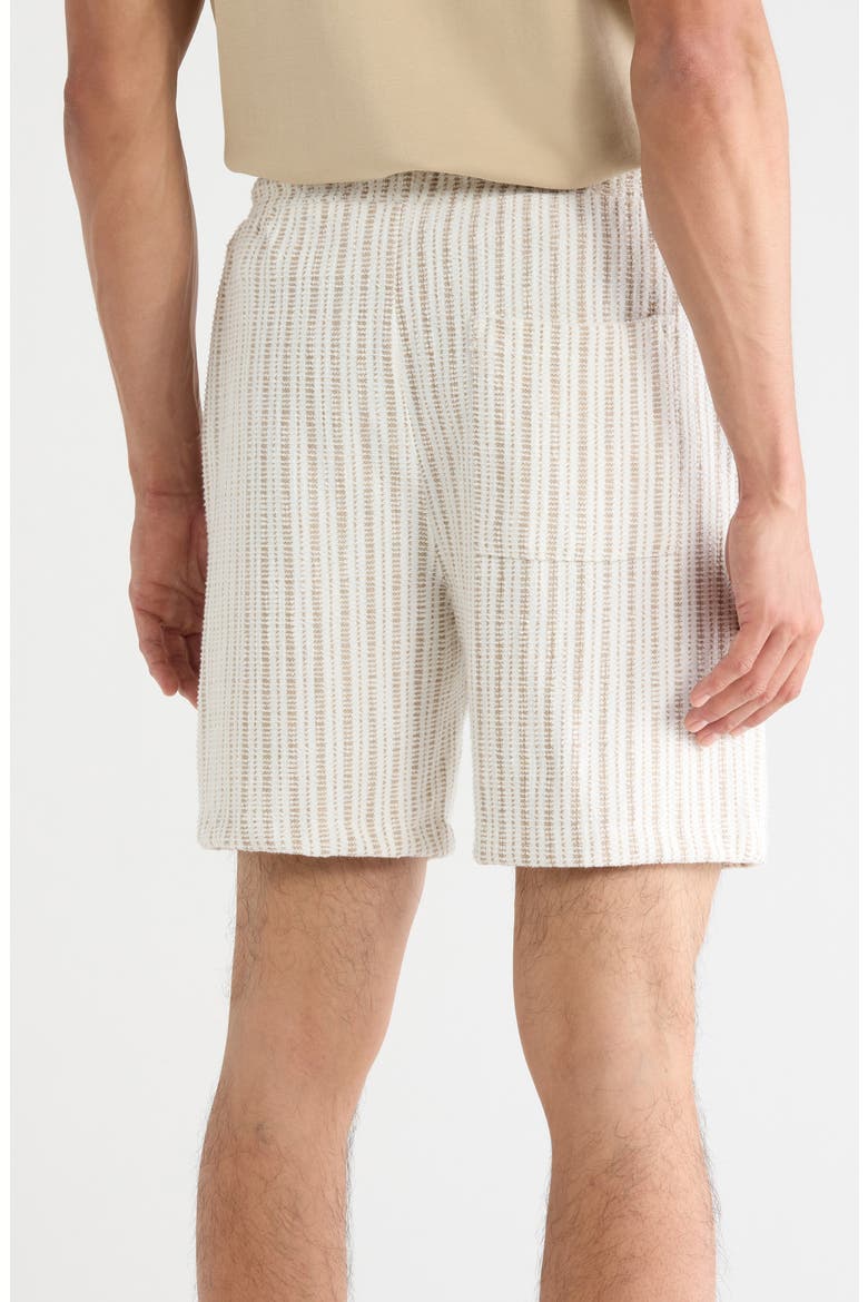 Textured Pull-On Shorts, Alternate, color, WHITE