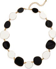 Kenneth Jay Lane Enamel Disc Necklace