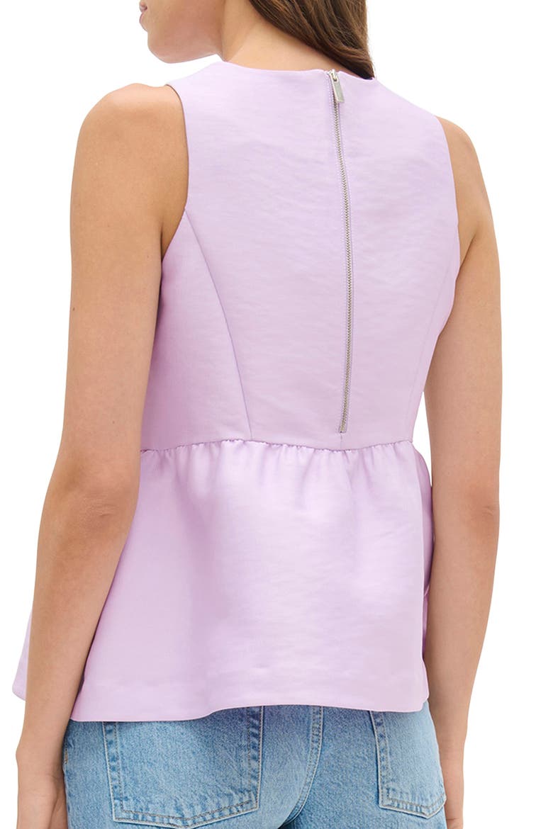 Solstice Sleeveless Peplum Top, Alternate, color, LAVENDER