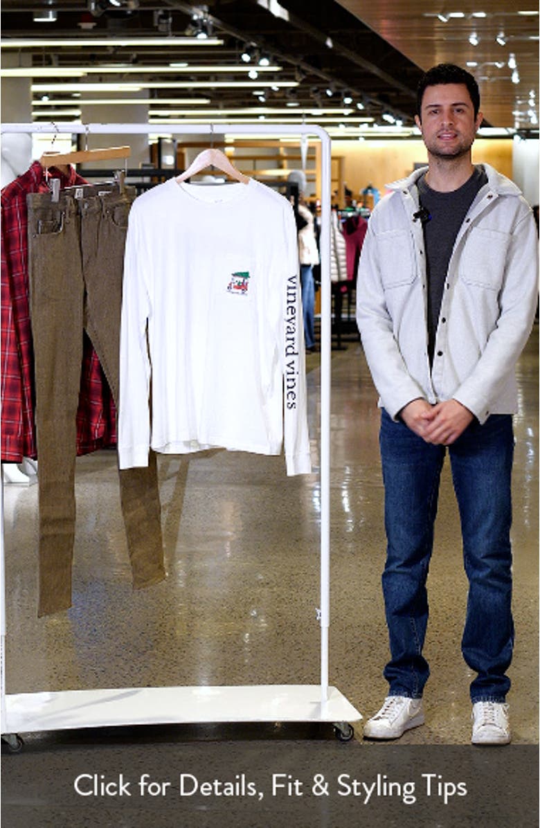 Christmas Golf Cart Logo Sleeve Pocket Graphic T-Shirt, sales video thumbnail