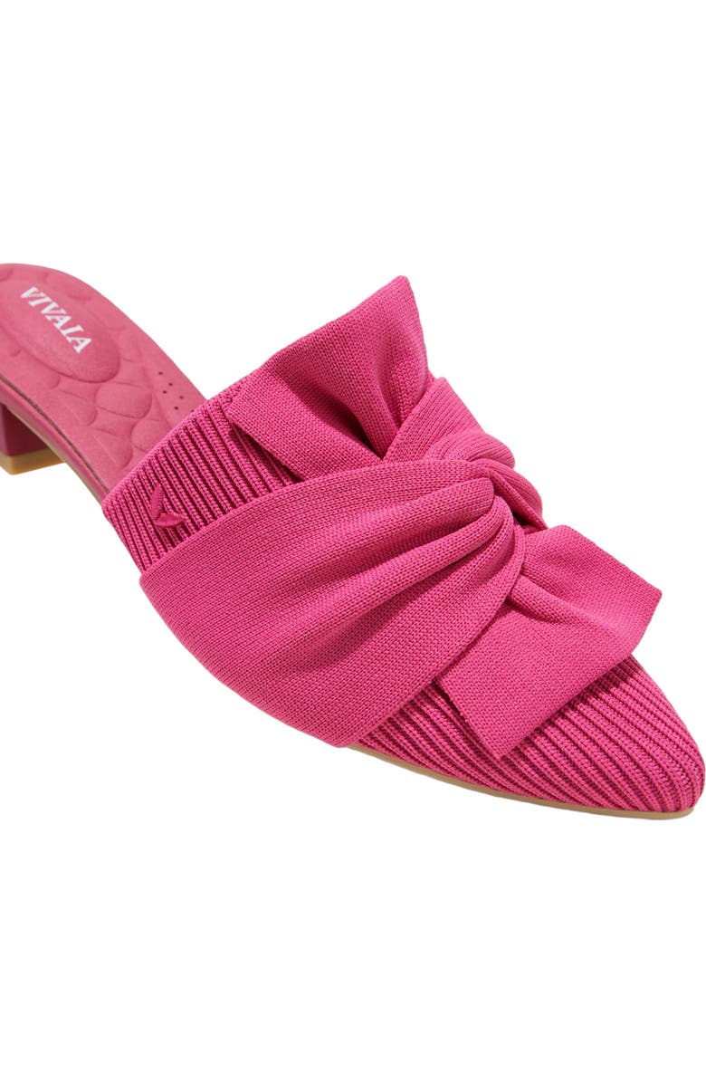 VIVAIA Pointed-Toe Knot Sandals, Alternate, color, Pitaya