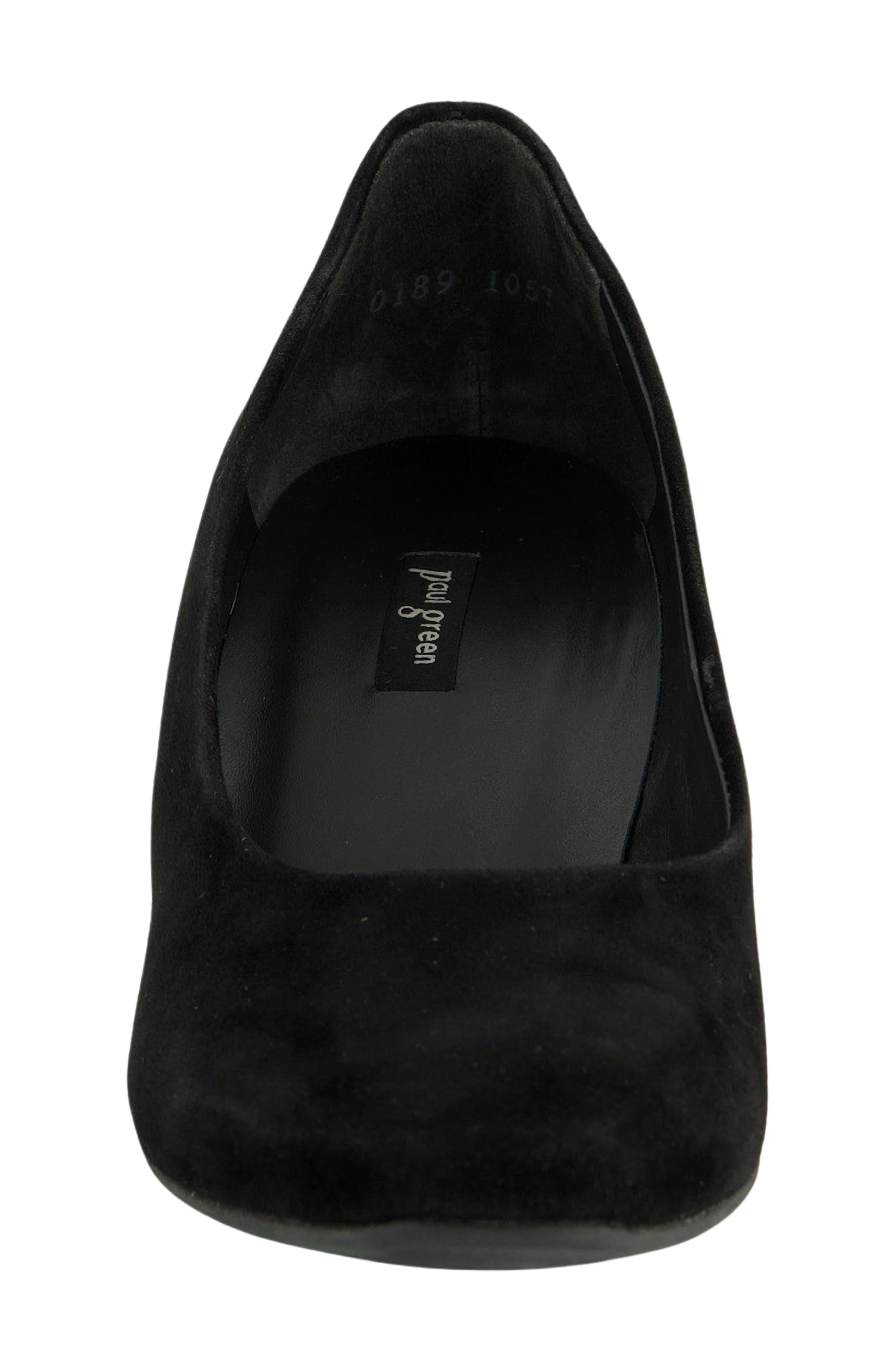 Frisco Leather Pump, Alternate, color, BLACK SUEDE
