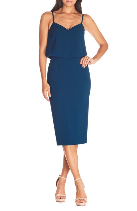 Alondra Blouson Sheath Dress