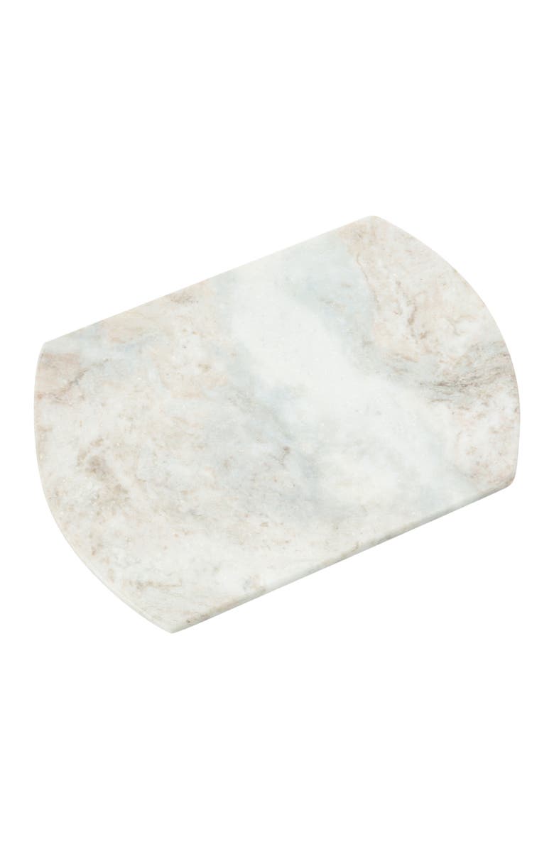 Storied Home Long Marble Cutting Board, Buff, Alternate, color, Cream