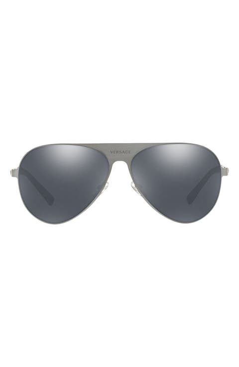 59mm Polarized Aviator Sunglasses