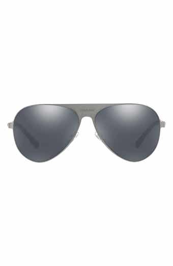 Versace 59mm Polarized Aviator Sunglasses