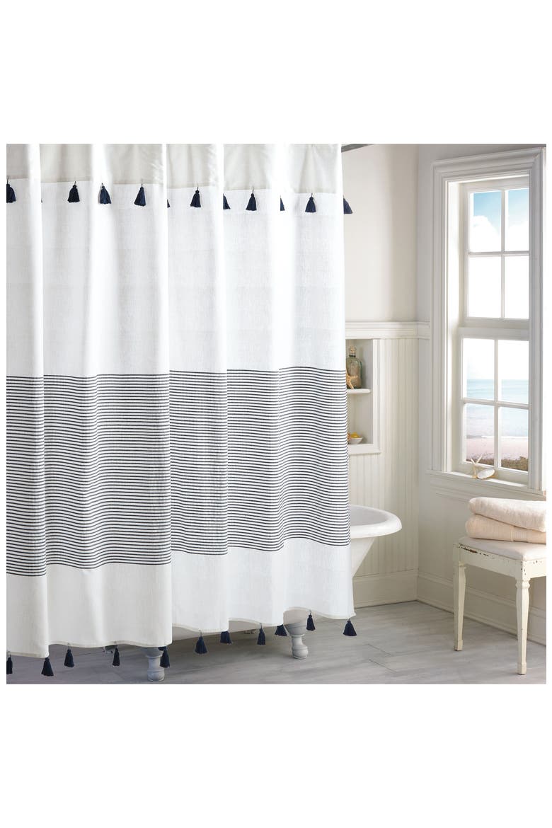 Panama Stripe Shower Curtain video