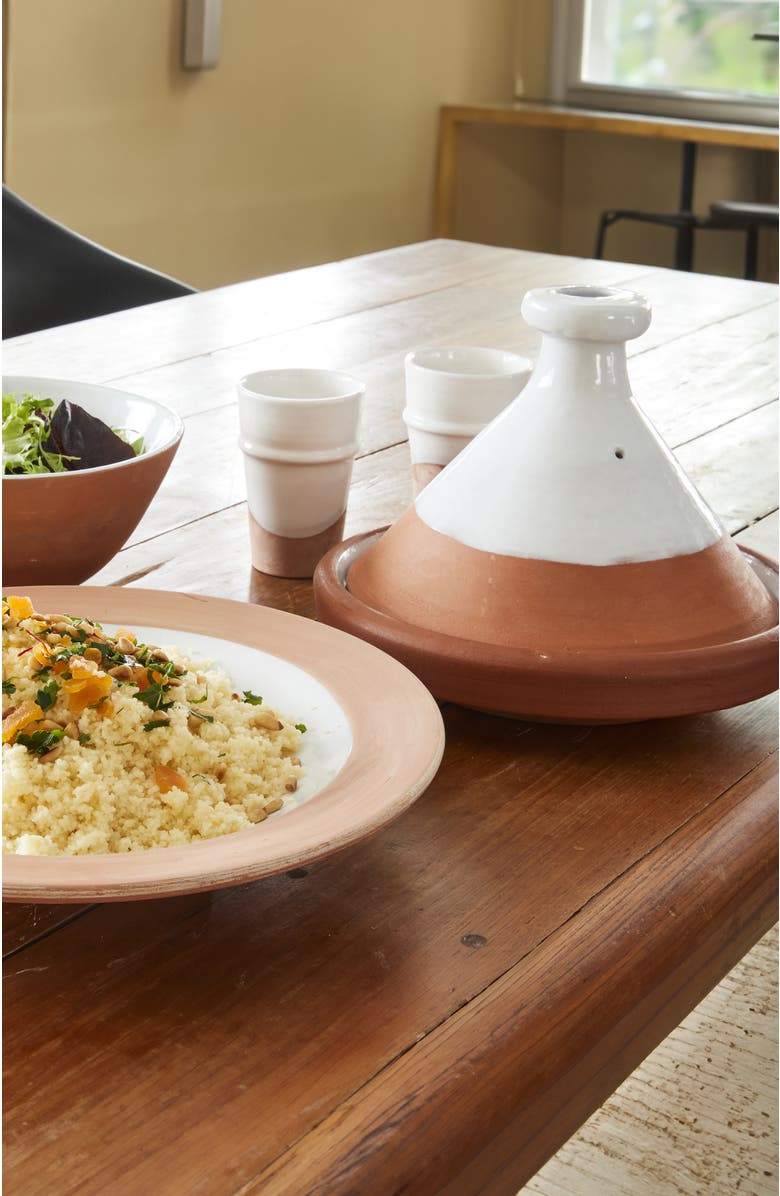 Verve Culture Cooking Tagine for Two, Alternate, color, White