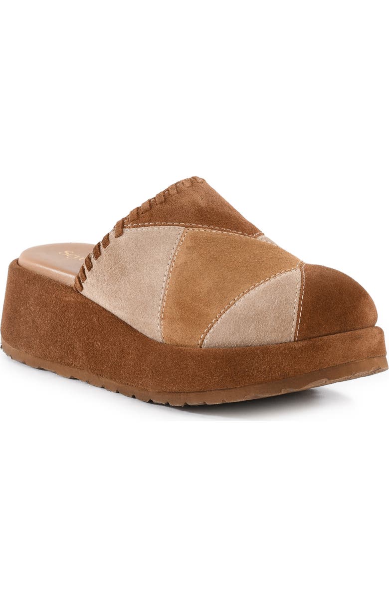 Seychelles Whammy Platform Clog, Main, color, Brown/ Multi