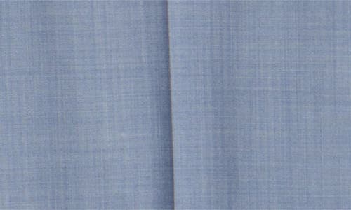 Shop Hugo Boss Boss Genius Creased Straight Leg Pants In Open Blue