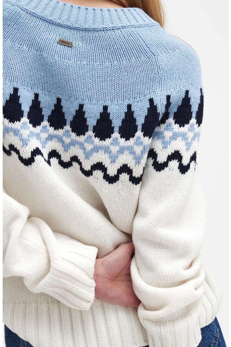 Kingsford Fair Isle Sweater, Alternate, color, ECRU WHITE