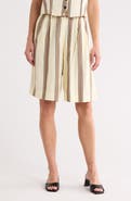 DRESS TO Stripe Bermuda Shorts