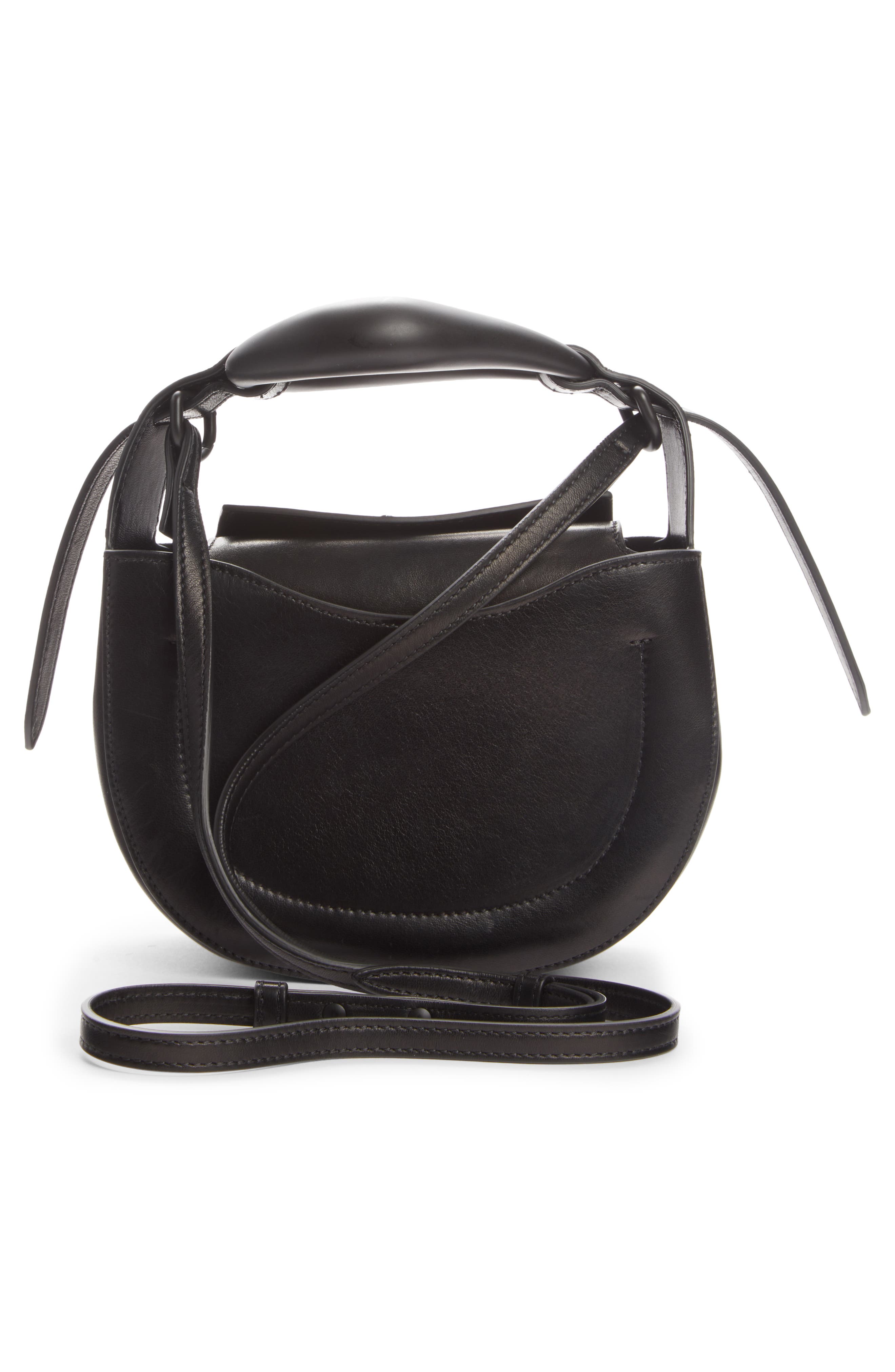 Chloé Kiss Leather Crossbody Bag, Alternate, color, 