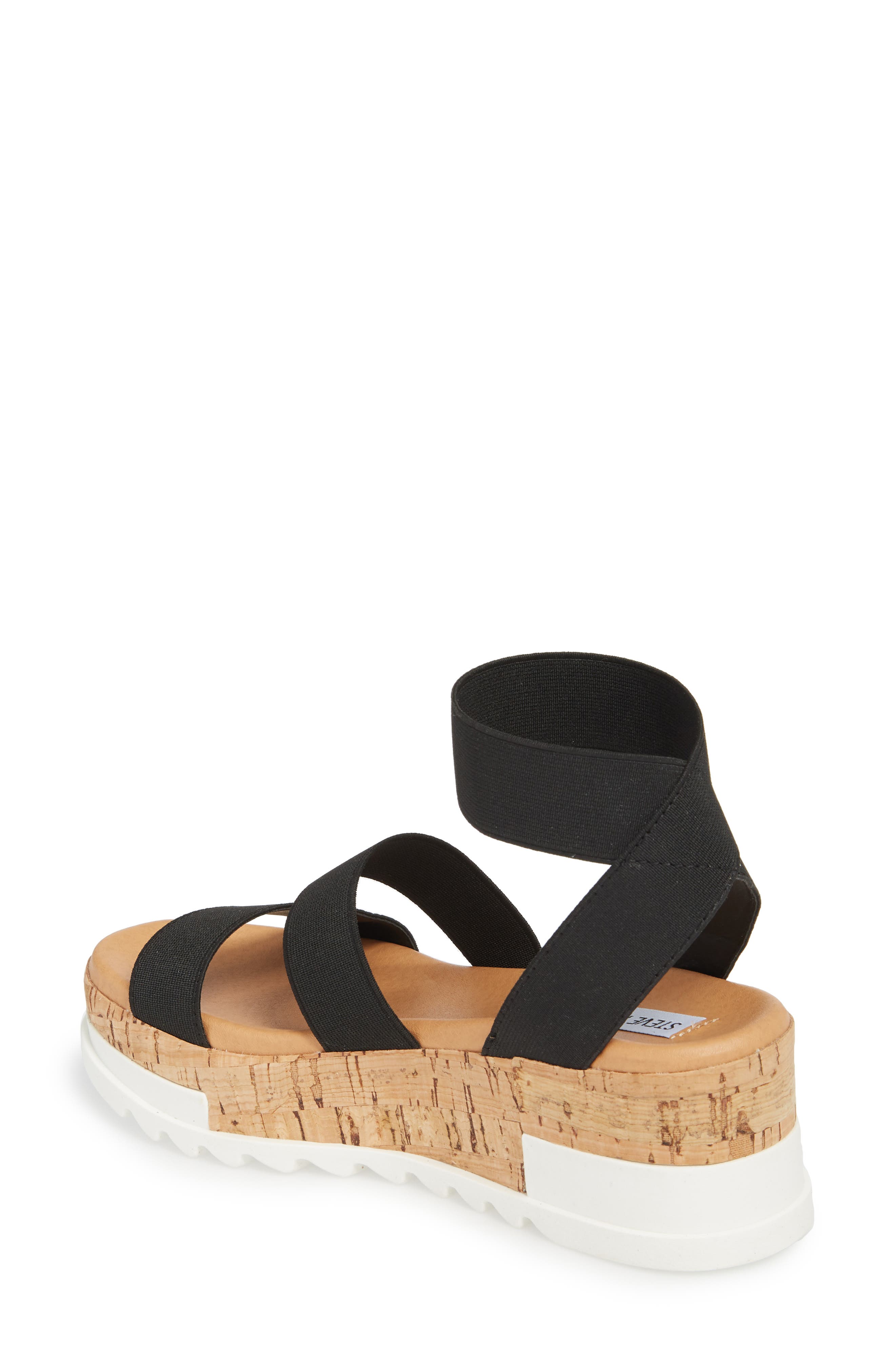 Bandi Platform Wedge Sandal, Alternate, color, BLACK