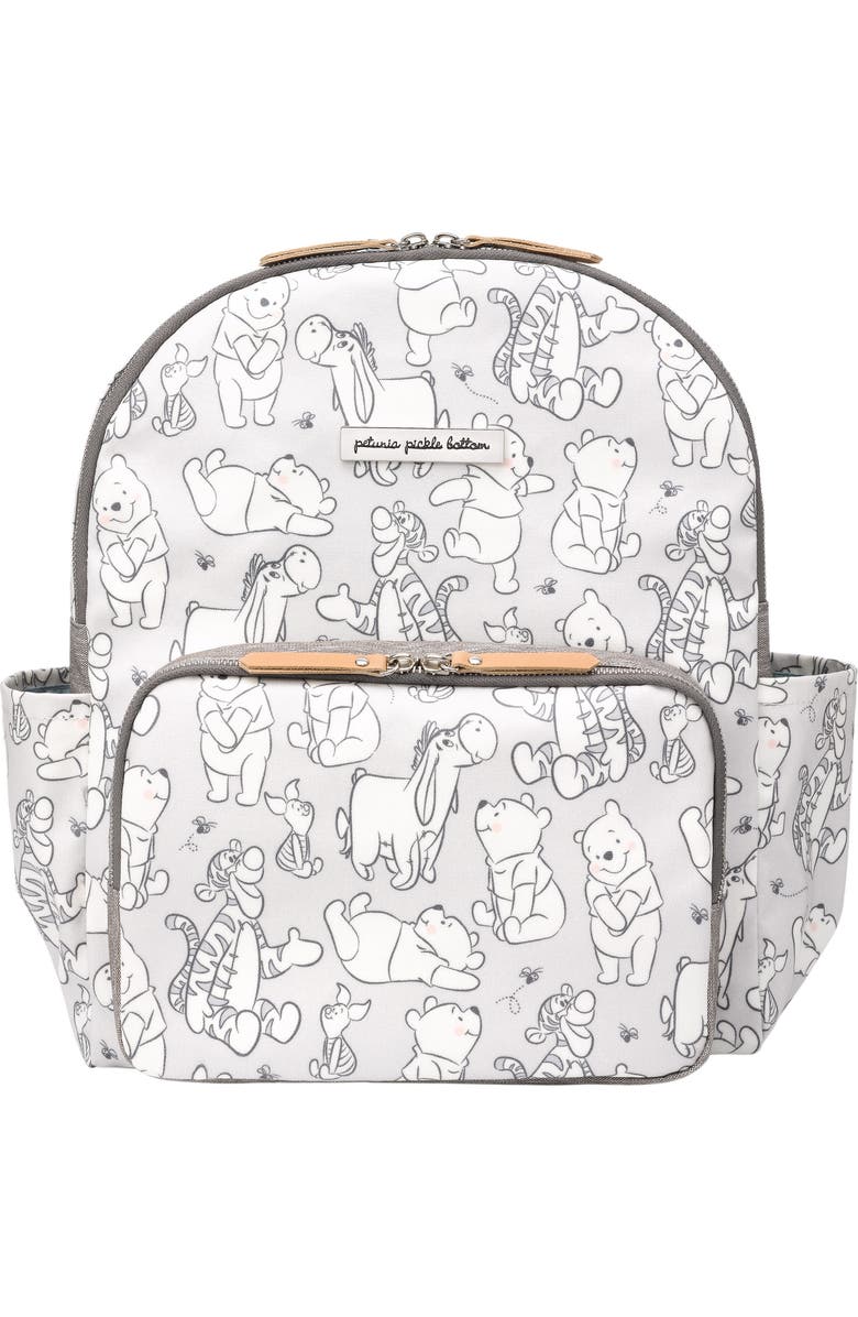 Petunia Pickle Bottom District x Disney Playful Pooh Backpack Diaper Bag Set, Alternate, color,