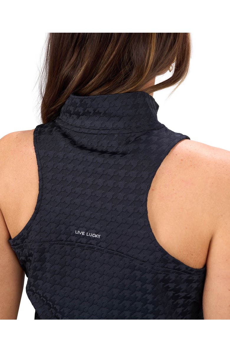 Black Clover Lynx Sleeveless Polo, Alternate, color, Black