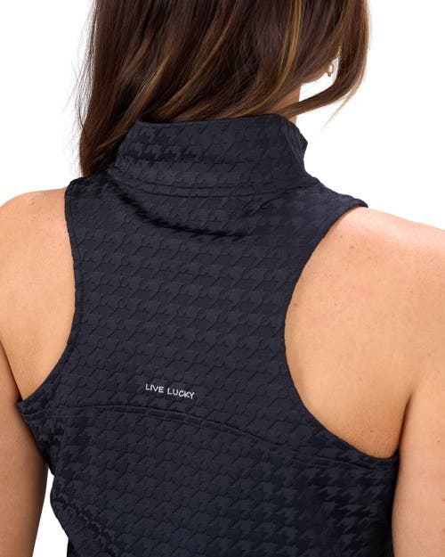 Black Clover Lynx Sleeveless Polo In Black