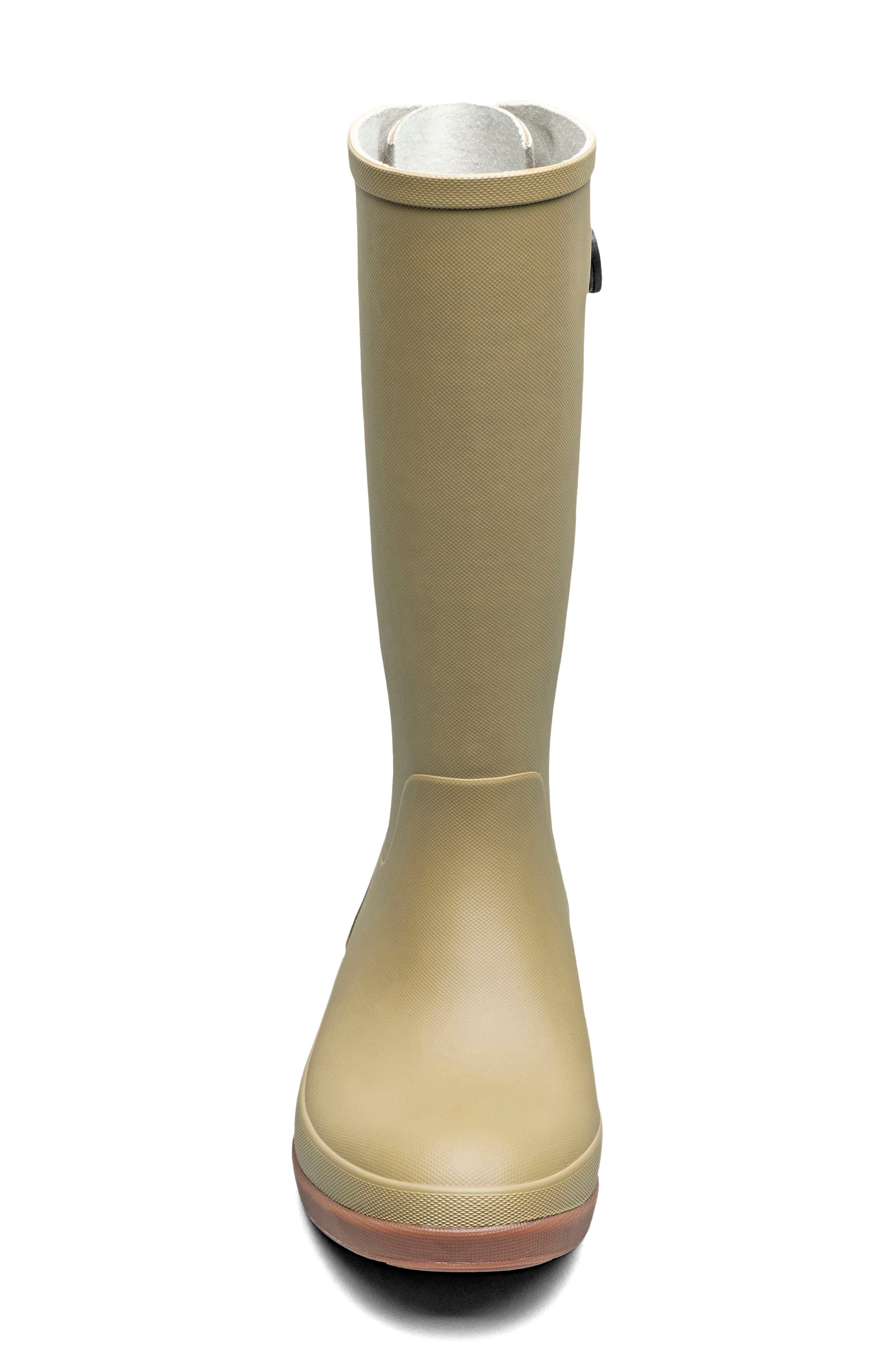 Bogs Amanda II Tall Waterproof Adjustable Calf Rain Boot, Alternate, color, Rustic Green