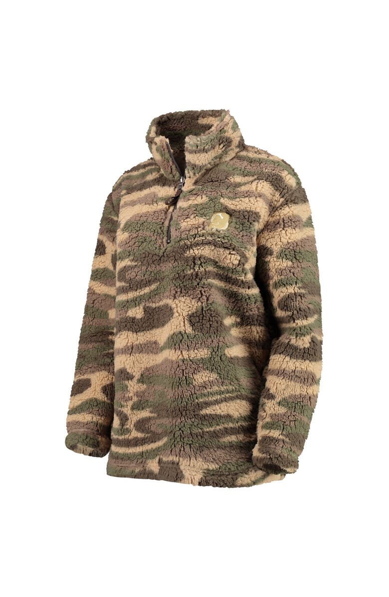 G-III SPORTS BY CARL BANKS Women's G-III Sports by Carl Banks Camo New Jersey Devils Sherpa Quarter-Zip Jacket, Alternate, color, Camo