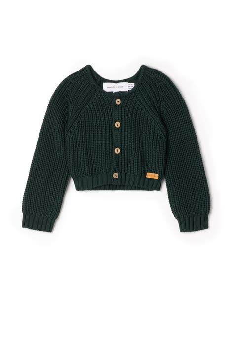 Chunky Knit Button-Front Cardigan