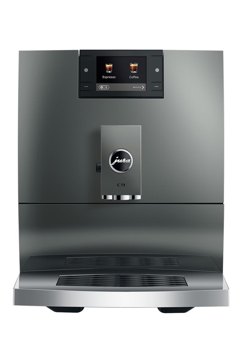 C9 Piano Inox Coffee Machine, Main, color, GREY