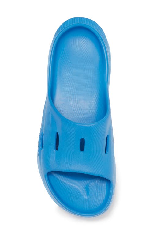 Hoka Gender Inclusive Ora Recovery Slide 3 Sandal In Blue